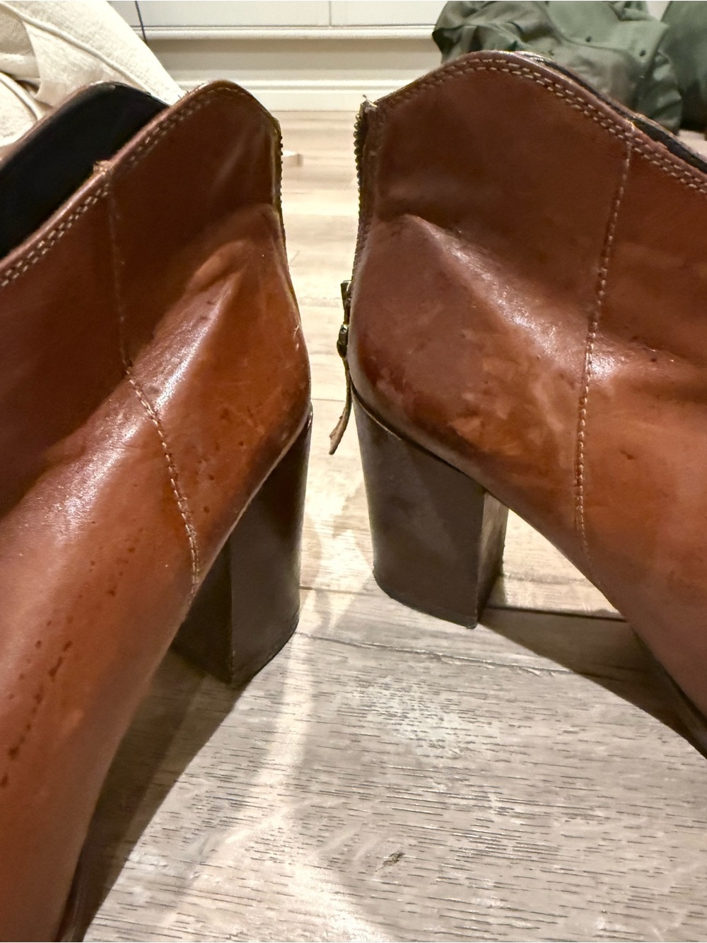 Clark’s Lora Lana Brown Leather Boots - Picture 5 of 5